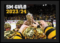 Skellefteås spelare jublar med pokalen efter final fem i SHL-4