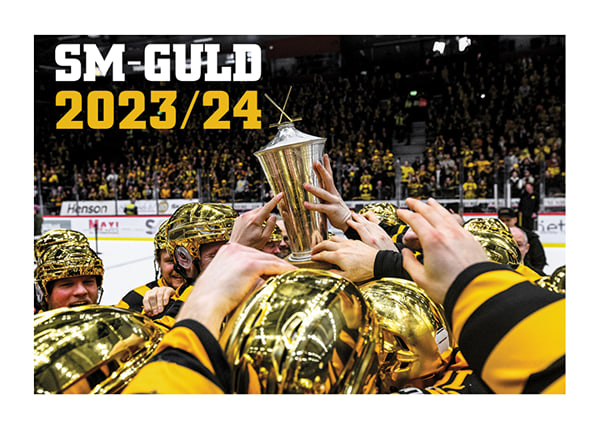 Poster Spelare Med Pokalen SM-GULD Skellefteå AIK