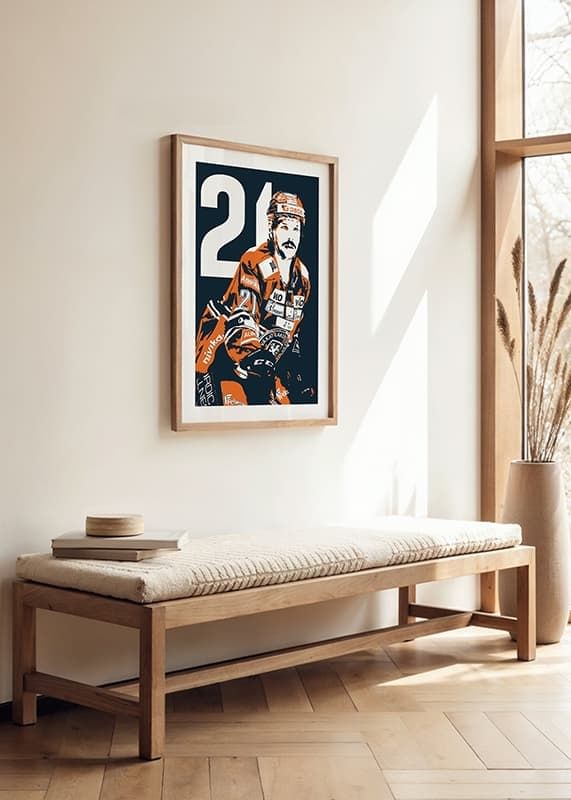 Poster Brian Cooper Sketch Växjö Lakers crossfade