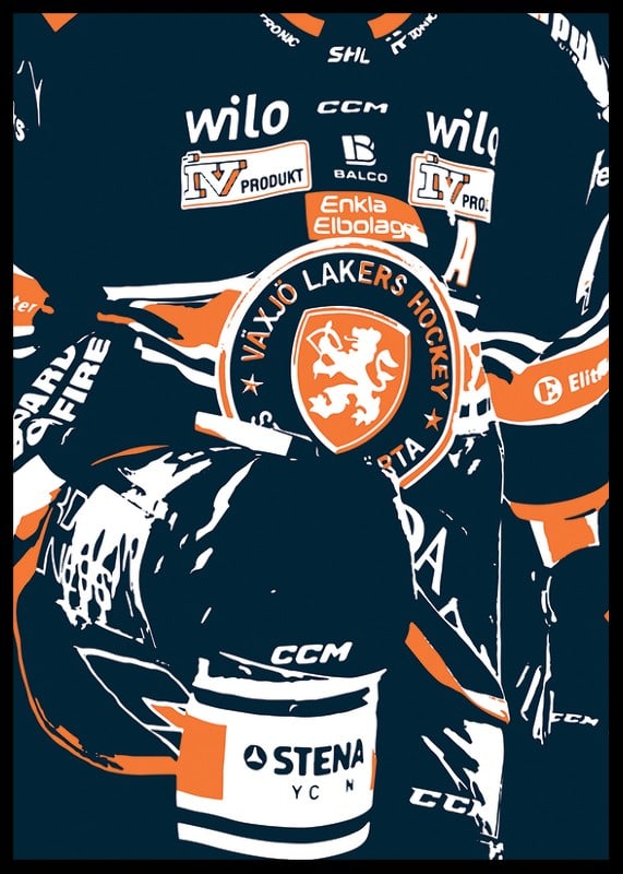 Jersey Sketch Växjö Lakers-12