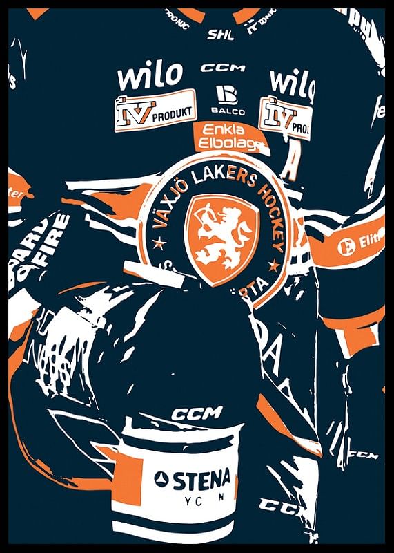 Jersey Sketch Växjö Lakers-12