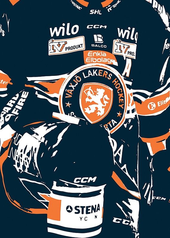 Jersey Sketch Växjö Lakers-12