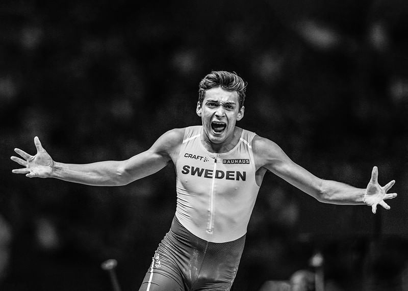 Armand Duplantis Zlatý skok o žrdi Berlín 2018-12