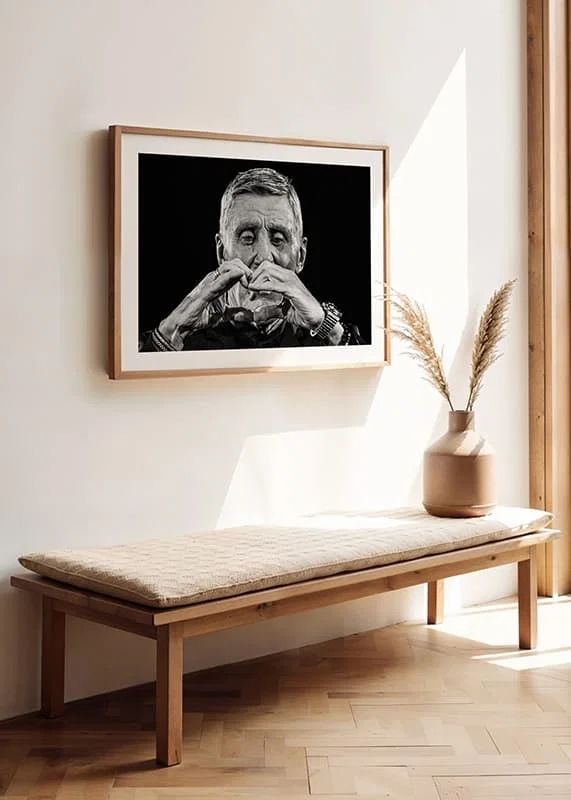 Poster Börje Salming Hjärta crossfade