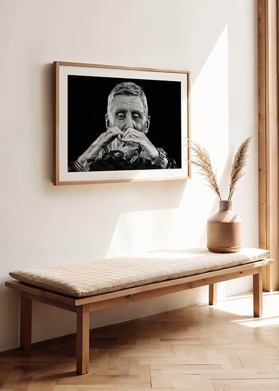 Poster Börje Salming Hjärta crossfade