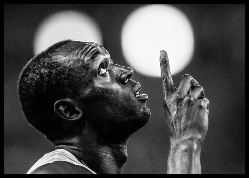 Usain Bolt during the Olympics in Rio de Janeiro in 2016-12