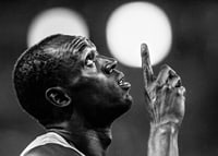 Usain Bolt during the Olympics in Rio de Janeiro in 2016-7