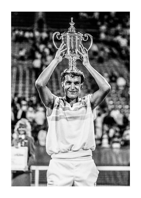 Poster Mats Wilander US Open 1988