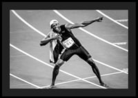 Usain Bolt Gold 100 meters during the Olympics in Rio de Janeiro in 2016-4