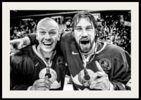 Peter Forsberg Och Mats Sundin OS-Guld i Turin Italien 2006-2