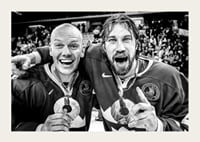 Peter Forsberg Och Mats Sundin OS-Guld i Turin Italien 2006-3