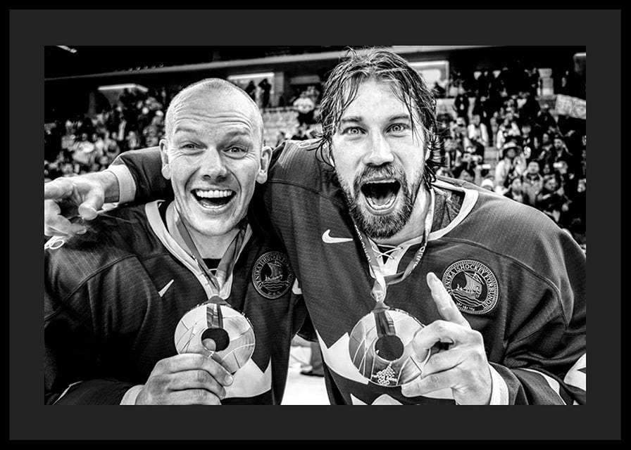 Peter Forsberg Och Mats Sundin OS-Guld i Turin Italien 2006-12