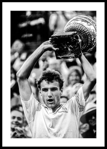Poster Mats Wilander Franska Öppna 1985