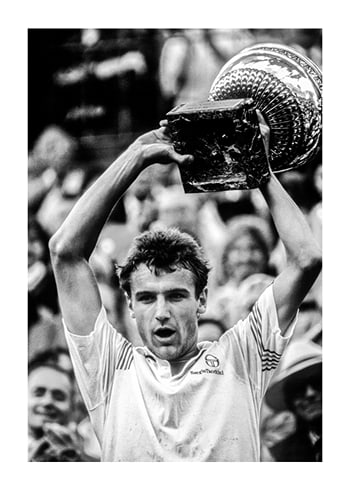 Poster Mats Wilander Franska Öppna 1985
