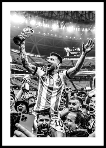 Poster Lionel Messi Argentina World Cup 2022 No2
