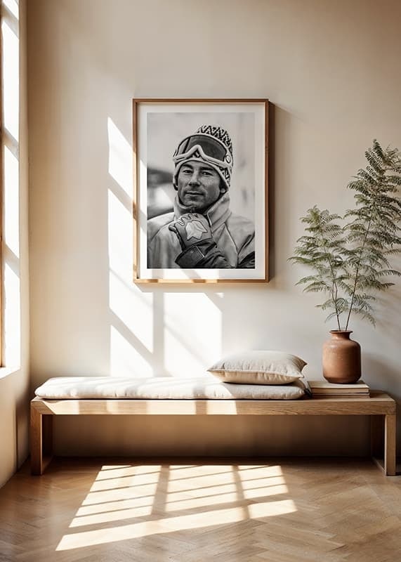 Poster Ingemar Stenmark Portrait 1979 crossfade