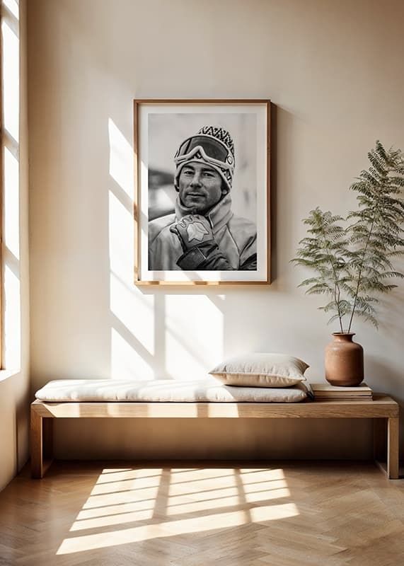 Poster Ingemar Stenmark Portrait 1979 crossfade