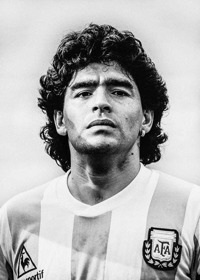 Diego Armando Maradona 1988 Póster | Fotos icónicas | Gallerix.es