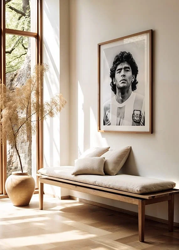 Poster Diego Armando Maradona 1988 crossfade