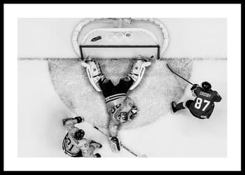 Poster Henrik Lundqvist OS Sotji 2014 B&W No2
