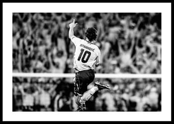 Poster Zlatan Ibrahimovic 2008 B&W