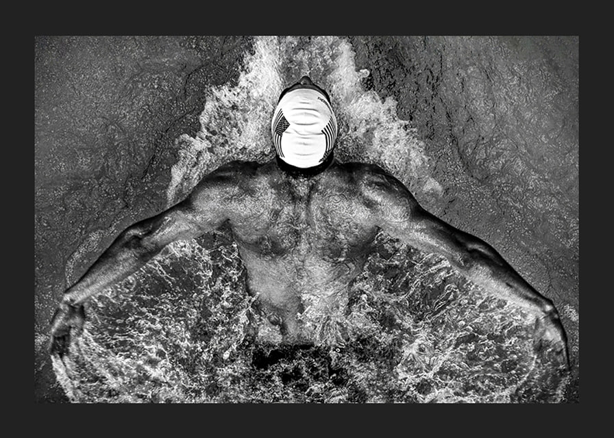 Michael Phelps under världsmästerskapen i simsport i Rom Italien år 2009-12
