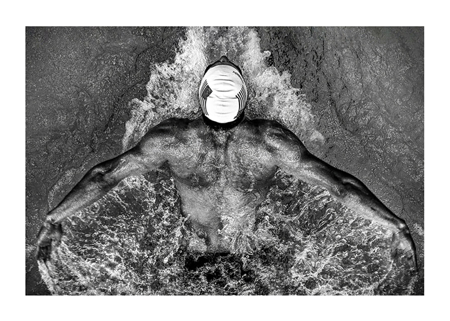 Michael Phelps under världsmästerskapen i simsport i Rom Italien år 2009-12