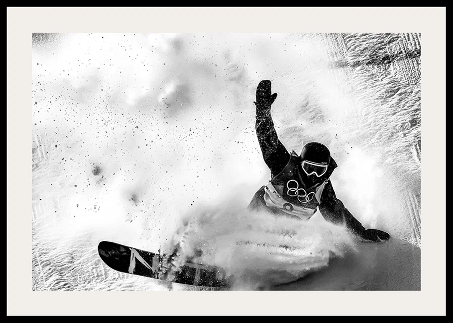 Torgeir Bergrem competes in snowboarding during the Winter Olympics in Pyeongchang 2018-12
