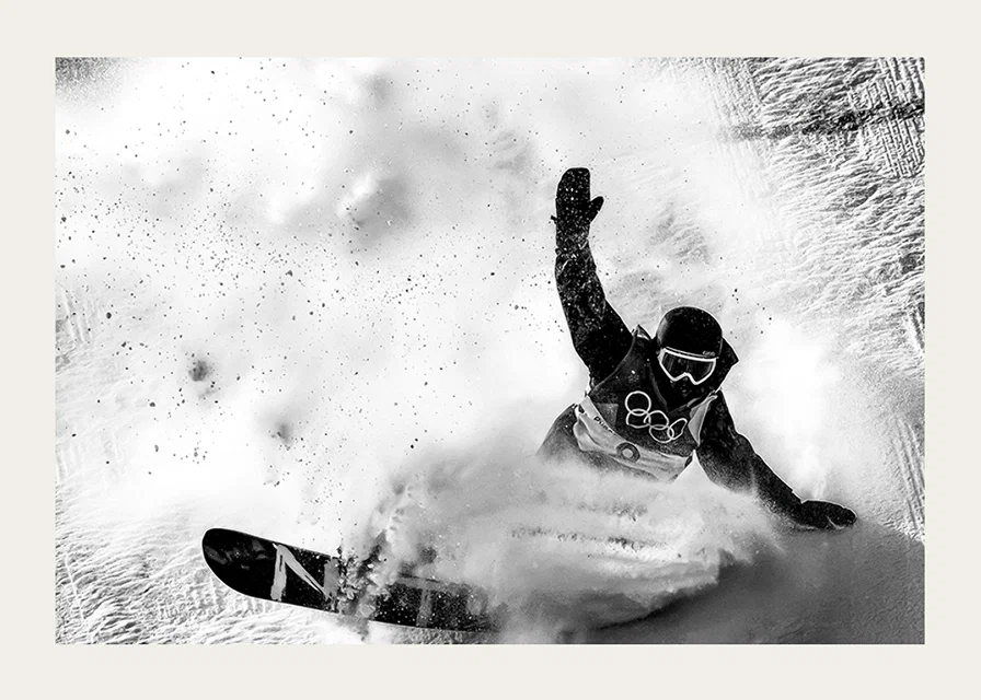 Torgeir Bergrem competes in snowboarding during the Winter Olympics in Pyeongchang 2018-12