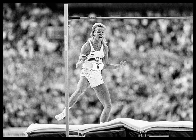 Patrik Sjöberg världsrekord på Stockholm Stadion 1987-12