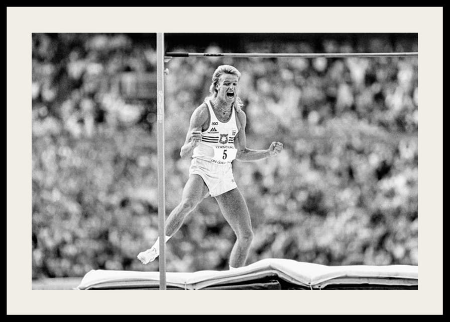 Patrik Sjöberg världsrekord på Stockholm Stadion 1987-12