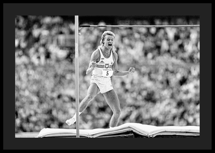 Patrik Sjöberg världsrekord på Stockholm Stadion 1987-12