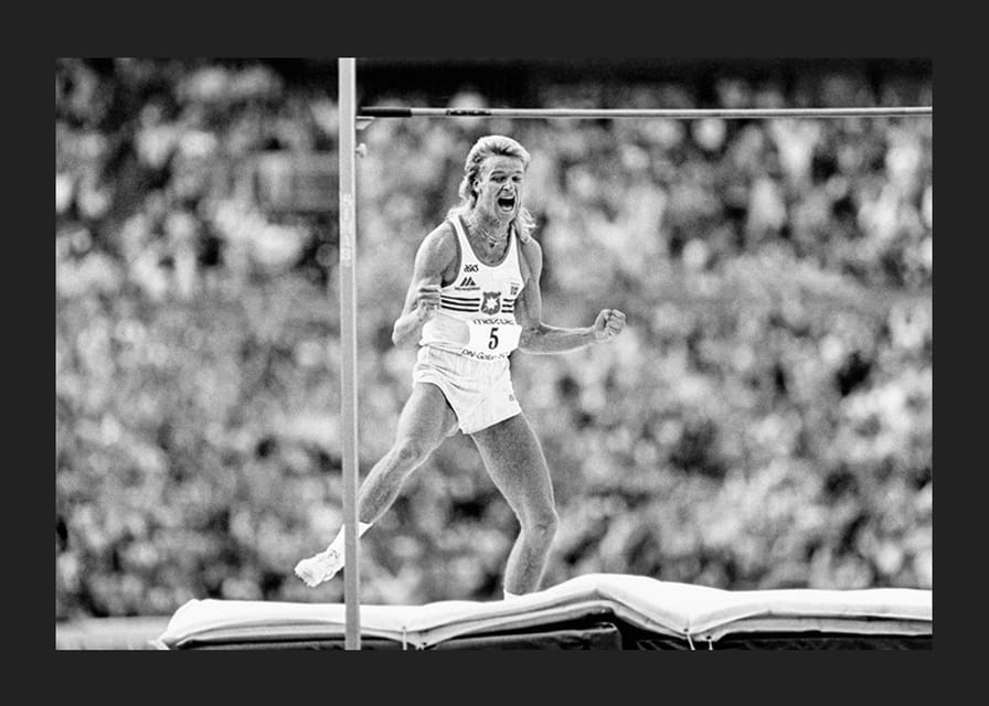 Patrik Sjöberg världsrekord på Stockholm Stadion 1987-12