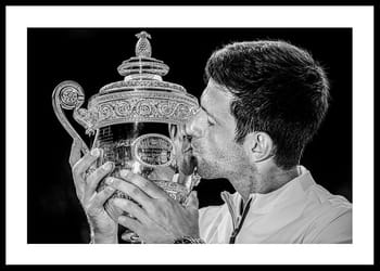 Póster Novak Djokovic Wimbledon 2019