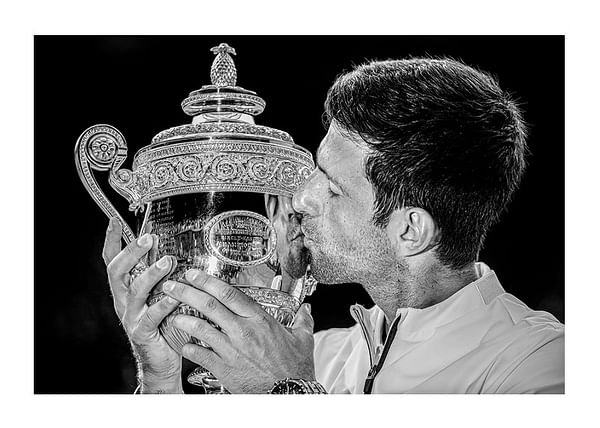 Plagát Novak Djokovic Wimbledon 2019