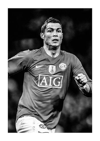 Poster Cristiano Ronaldo 2009 B&W