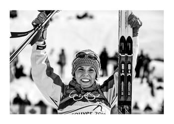 Poster Charlotte Kalla OS-guld 2010 No2