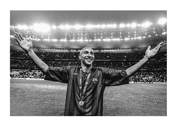 Poster Henrik Larsson FC Barcelona 2006