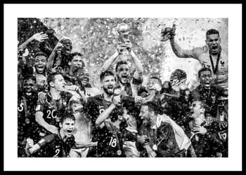 Poster France World Cup Winners 2018