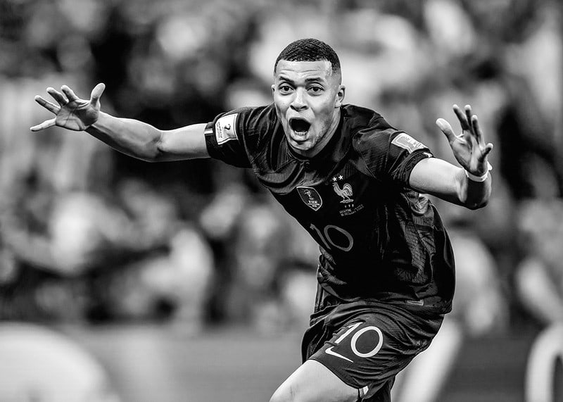 Kylian Mbappé FIFA World Cup Doha Qatar 2022-12