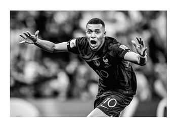 Poster Kylian Mbappé World Cup 2022