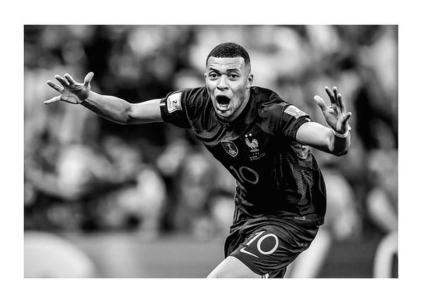 Poster Kylian Mbappé World Cup 2022