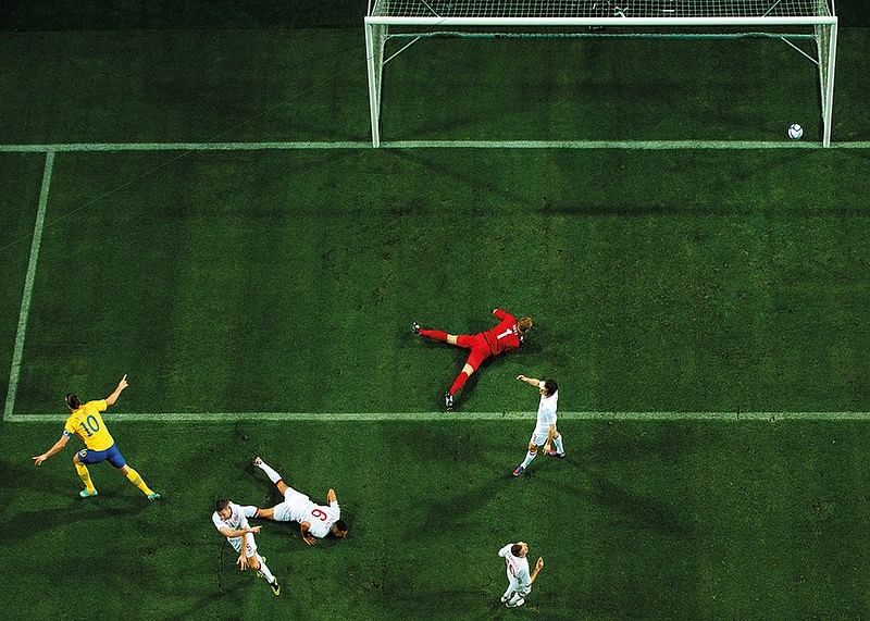 Zlatan Ibrahimovic första målet på Friends Arena 2012-12