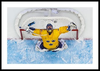 Poster Henrik Lundqvist OS Sotji 2014 No1