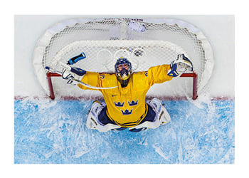 Poster Henrik Lundqvist OS Sotji 2014 No1