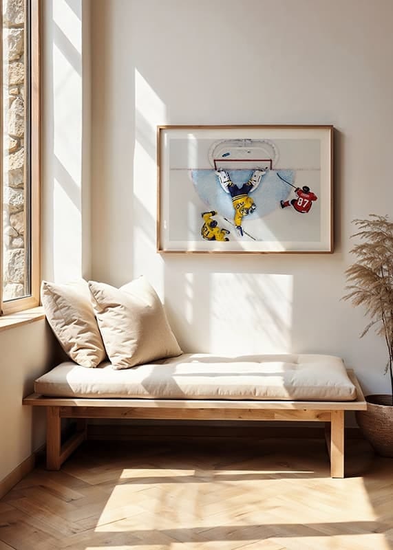 Poster Henrik Lundqvist OS Sotji 2014 No2 crossfade