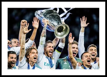 Poster Real Madrid Champions League 2018