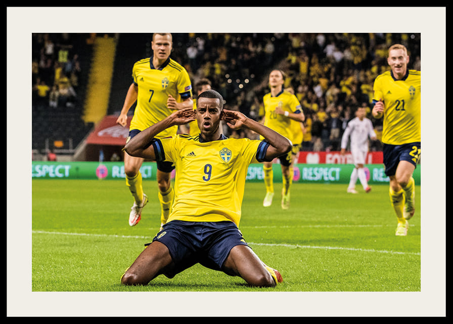 Alexander Isak Svenska landslaget i fotboll 2021-12