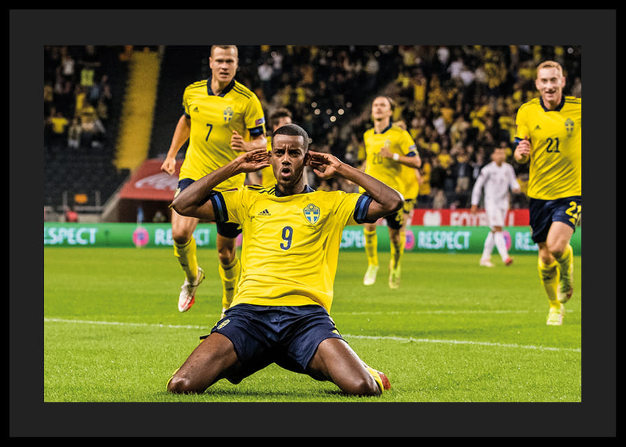 Alexander Isak Svenska landslaget i fotboll 2021-12