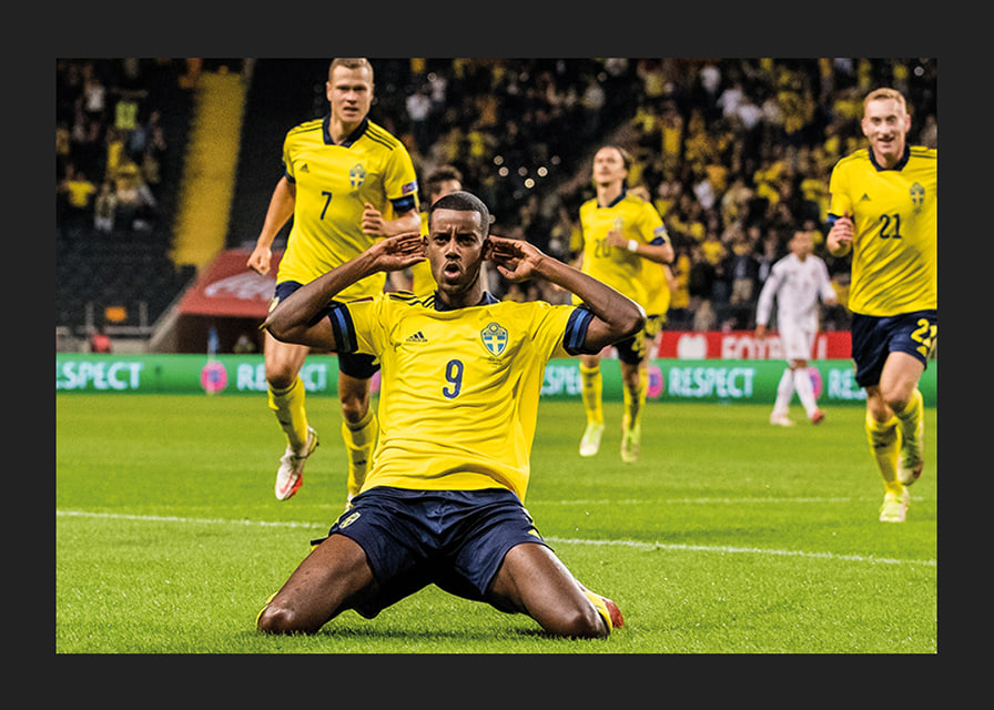 Alexander Isak Svenska landslaget i fotboll 2021-12
